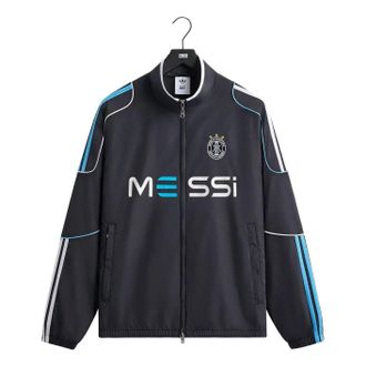 Kith x Messi for adidas Football Nylon Track Jacket Black ADKR0056