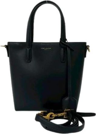 Saint Laurent Pre-owned Toy Shopping Leather 2way Bag - Dames - Vintage Schoudertas - Zwart - ONE Size - Leer - Vintage