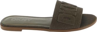 DKNY Dames/Dames Willow Platte Sliders (Groen)