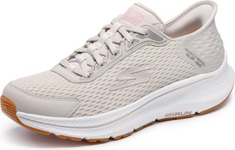 Skechers Womens Hands Free Slip-ins Go Run Consistent 2.0 Endure Sneaker, Natural Pink, 4.5 UK