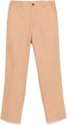 Hev&ograve; Slim-fit Broeken - Heren - Slim Fit Broeken - Bruin - XL - Leer - Broeken