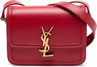 Saint Laurent Pre-owned Saint Laurent Small Calfskin Solferino Satchel In Box FLY634306A.1220