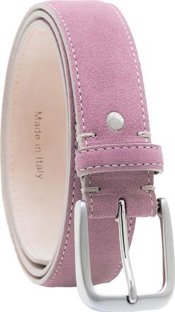 Ghurka Handcrafted in Italy Genuine suede leather belt in Lilac at Nordstrom, Size 34