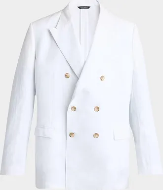Dolce & Gabbana Men & apos;s Peak Lapel Double-Breasted Blazer