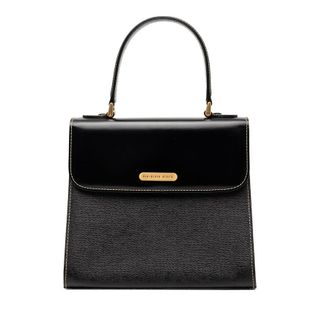 Burberry Pre-owned Burberry Textured and Soft Calfskin Top Handle Bag Ladies PL0NJ9271U1O8MK7