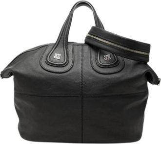 Givenchy Pre-owned Nightingale Satchel - Dames - Vintage Handtas - Zwart - ONE Size - Leer - Vintage