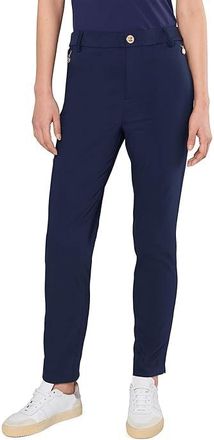 Lilly Pulitzer Ana High-Rise Pants Womens Clothing True Navy : 16 29, Cotton/Polyester/Spandex