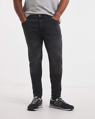 Jacamo Skinny Fit Stretch Jeans Black Wash
