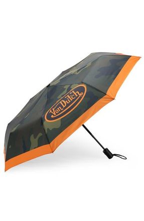 Von Dutch Compact Automatic Umbrella, Strong & Portable in Camo at Nordstrom