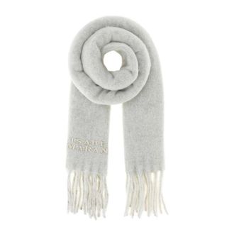 Isabel Marant Firny Scarf - female - Isabel Marant - Winter Scarves - Gray - ONE SIZE - Accessories