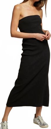 perfectwhitetee Nadine Strapless Dress In Perfect White Tee