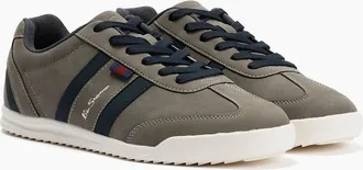 Ben Sherman Mens Ben Sherman Keeler Mens Grey/Navy Trainers - Size: 10