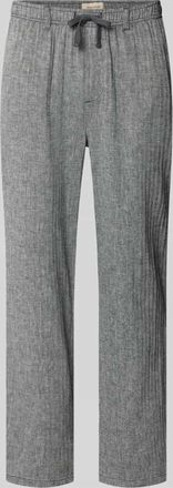 Blend Hose aus Leinen-Baumwoll-Mix Modell MAXIM in Marine, Gr&ouml;&szlig;e XXL