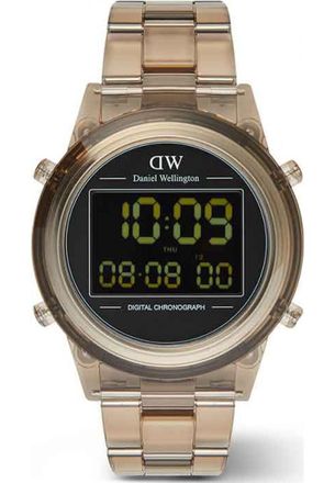 Daniel Wellington Womens DW00100767 Retro Digital Watch - Brown - One Size