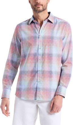 Robert Graham Ligett Cotton Button-Up Shirt in Multi at Nordstrom, Size Xxx-Large