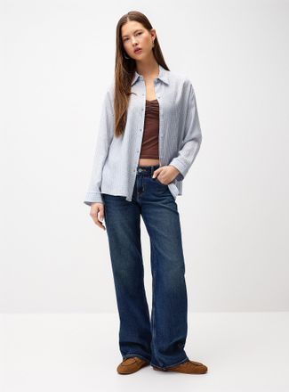 Levi's Womens Low-rise wide-leg jean