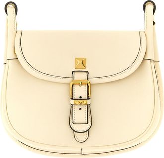 Valentino Garavani White Flaneuse Small Shoulder Bag