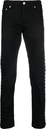 Alexander McQueen mid-rise skinny jeans - men - Polyester/Spandex/Elastane - 50 - Black