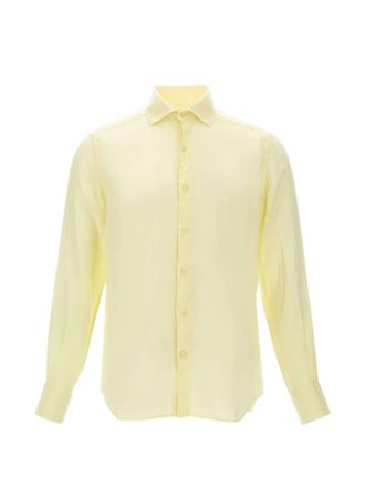 MC2 Saint Barth Pastel Yellow Lightweight Casual Shirt