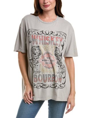 Project Social T Whiskey Bourbon Distressed Relaxed T-Shirt