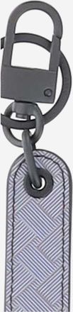 Montblanc Mens Keyring Extreme 3.0 Lavender Grey Leather Wallets & Cardholders