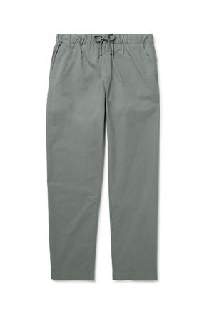 Hartford Joggy Straight-Leg Cotton Trousers