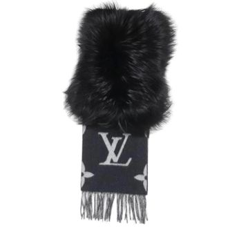Louis Vuitton Pre-owned Stole - Dames - Pre-owned - Zwart - Maat: ONE Size Kasjmier