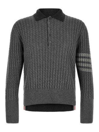 Thom Browne 2-in-1 trompe loeil polo shirt