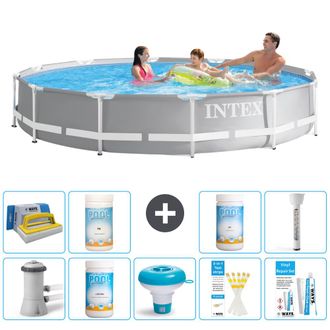 Intex Piscina Prism Frame Redonda - 366x76 Cm - 8-piezas S43235