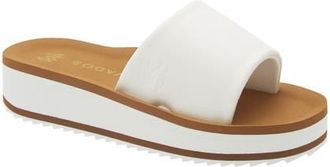 Malvados Gwen Platform Slide Sandal in Satin at Nordstrom, Size 10