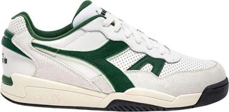 Diadora Groene Su&egrave;de Tennis Sneaker Winner - Heren - Sneakers - Groen - 44 EU - Su&egrave;de - Schoenen
