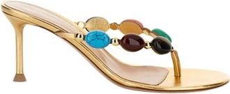 Gianvito Rossi Heeled Mules, female, Multicolor, 4 1/2 UK, Heeled Mules