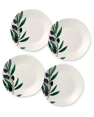 Certified International Olivia Set Of 4 Canape Plates