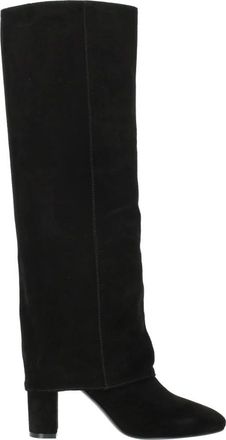 Via Roma 15 Stiv Risvolto 770 Tubo - Dames - Laarzen met Hak - Zwart - 37 EU - Su&egrave;de - Schoenen