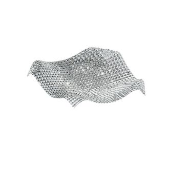 Netlighting RUMBA Ceiling Light Transparent Crystal 72x16x72cm in Clear | Size: 72 x 16 x 72 cm
