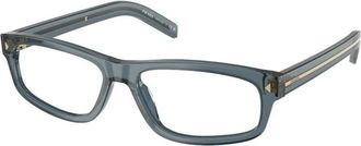 Prada Optisch Montuur - Heren - Brillen - Blauw - 57 MM - Accessoires