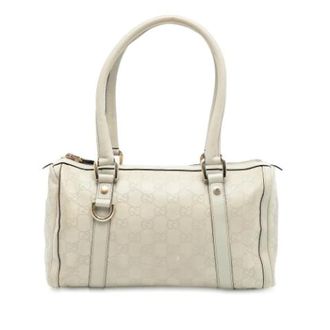 Gucci Pre-owned Handbags, female, White, Size: ONE SIZE Pre-owned Leather Travel Bag