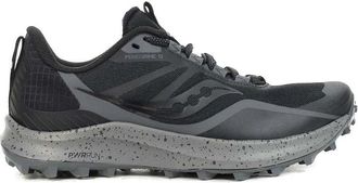 Saucony Womens Saucony Peregrine 12 S10737-05 Sneaker Womens Black Charcoal Trail Running Shoes