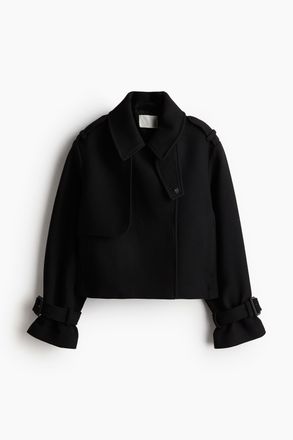 H&M Trenchjacke - Schwarz