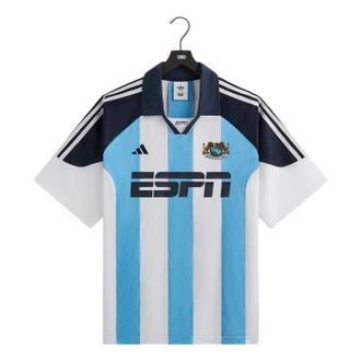 Kith For Adidas Football Espn Jersey Asia Sizing White Blue JF3233