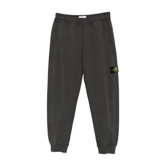 Stone Island Heren, Broeken, Grijs, Maat: XL Katoen