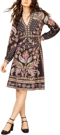 Hale Bob Long Sleeve Kimora Mini Dress