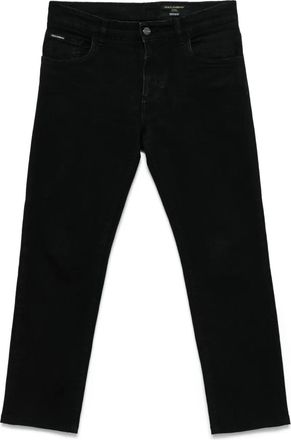 Dolce & Gabbana logo-appliqué jeans - Black