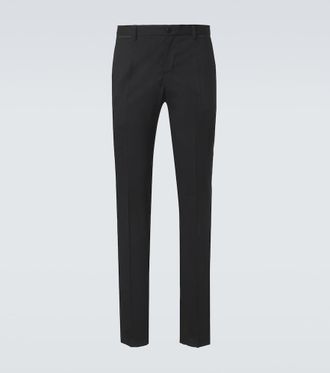 Dolce & Gabbana Pantaloni smoking in misto lana e seta