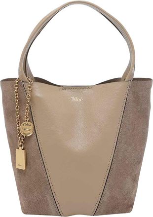 Chlo&eacute; Boyish Brown Spin Tote Bag