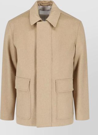 Lardini virgin wool single breasted coat
