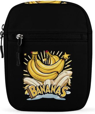 Generic Funny Bananas Crossbody Bag Adjustable Satchel Cute Shoulder Bag Lightweight Sling Bags