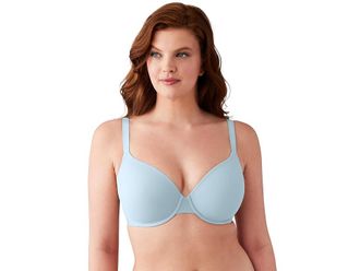 Wacoal Shallow Top Shape Revelation T-Shirt Bra Womens Underwear Winter Sky : 38DDD, Elastane/Nylon/Spandex