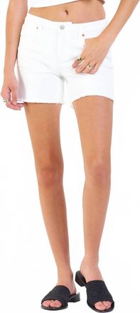 Dear John Denim Julian High Rise Shorts In White