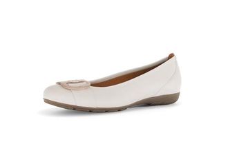 Ballerines Classiques Pour Femme Gabor – Textile Et Cuir, Talon 1 Cm, Confortables Et élégantes